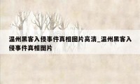 温州黑客入侵事件真相图片高清_温州黑客入侵事件真相图片