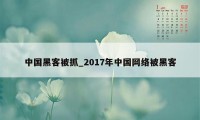 中国黑客被抓_2017年中国网络被黑客