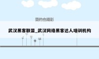 武汉黑客联盟_武汉网络黑客达人培训机构