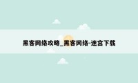 黑客网络攻略_黑客网络-迷宫下载