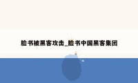 脸书被黑客攻击_脸书中国黑客集团